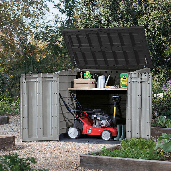 Keter Store-It-Out MAX 1200L Outdoor Garden Storage Shed for Tools, Bins & Equipment
