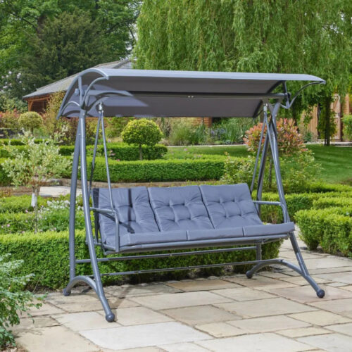 Alfresia 3 Seater Swing Seat with Cushions - Image 3