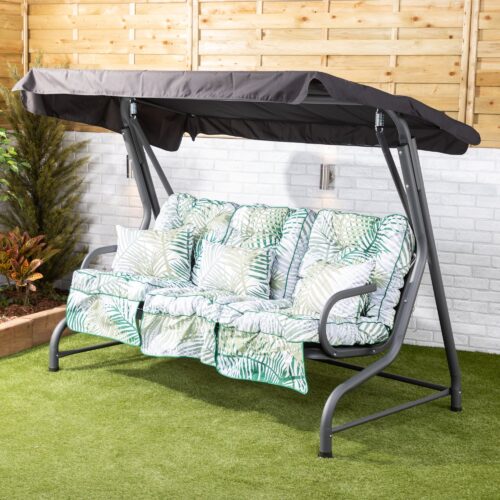 Alfresia Roma 3 Seater Garden Swing Seat | Classic Cushions - Image 17