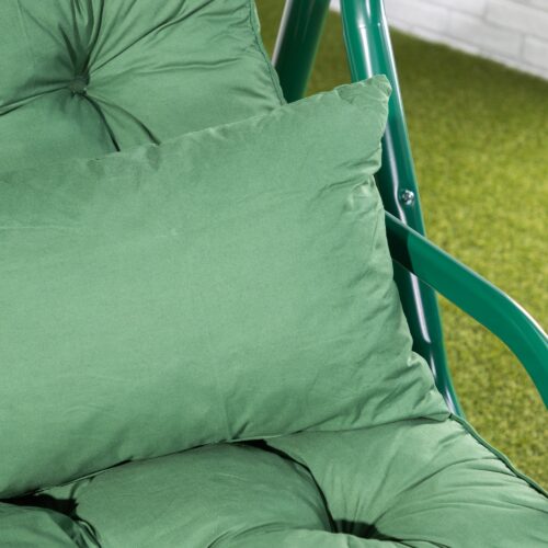 Alfresia Roma 3 Seater Garden Swing Seat | Classic Cushions - Image 9