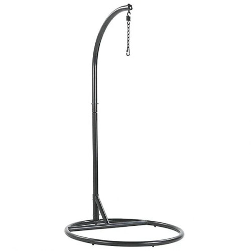Hanging Chair with Stand ALLERA Metal Black - Image 8